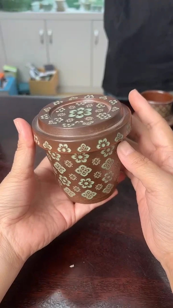 龙泉云间青瓷小米茶器