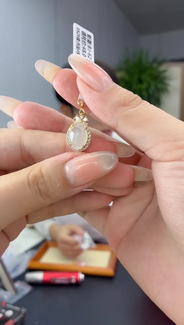 吊坠(不含链)银S925镶嵌翡翠1111111111
