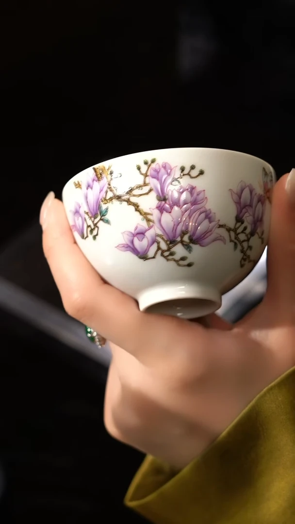 【闪购商品】Z溢珍堂预售7天先发茶巾紫玉兰杯