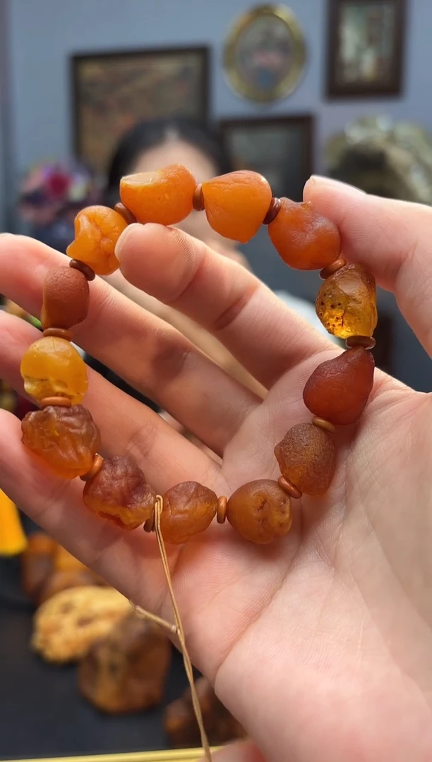 手串琥珀未镶嵌手串