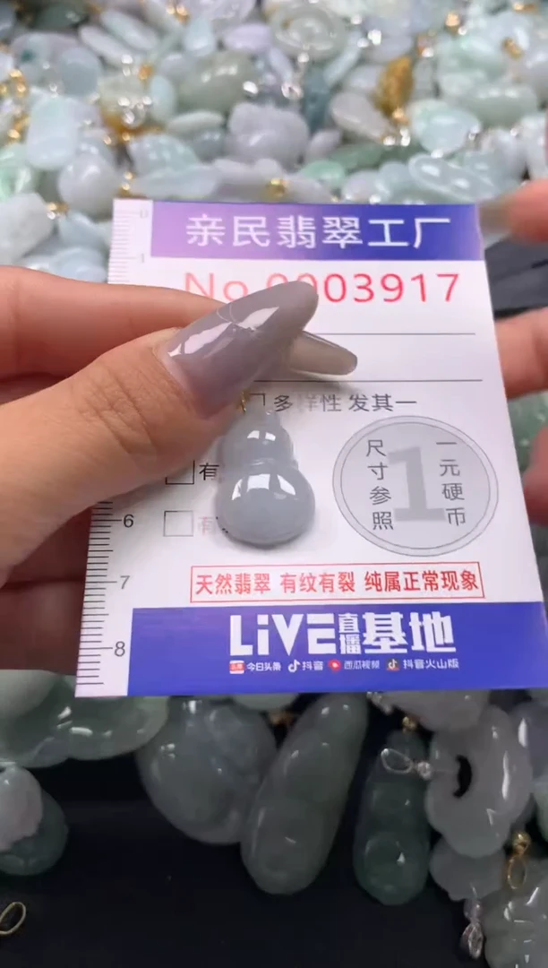 颈饰未镶嵌翡翠3917