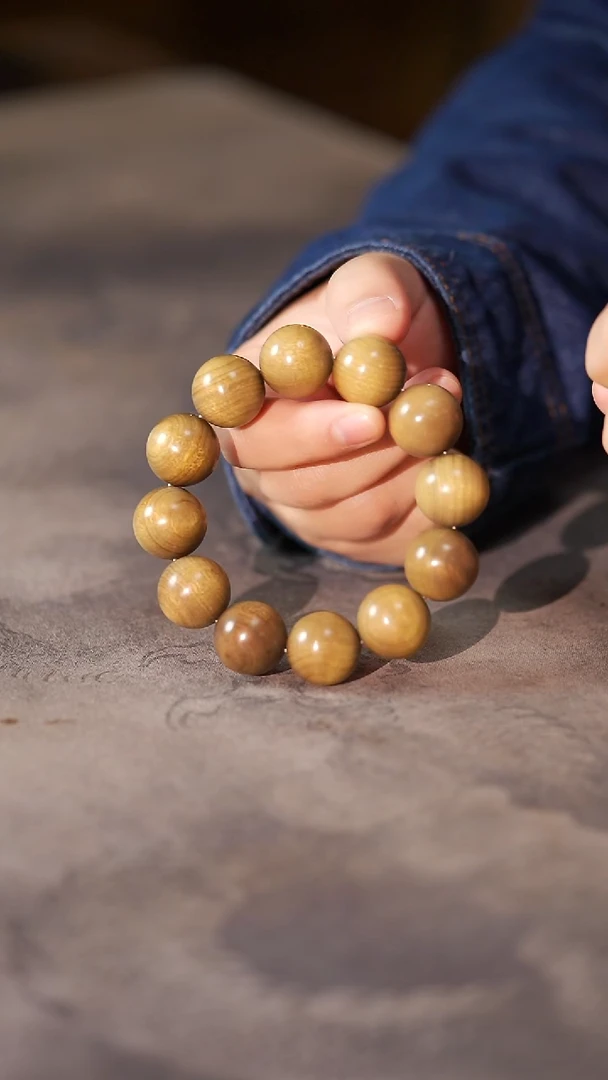 金丝楠手串/手链阴沉满金丝2.0mm圆珠手串