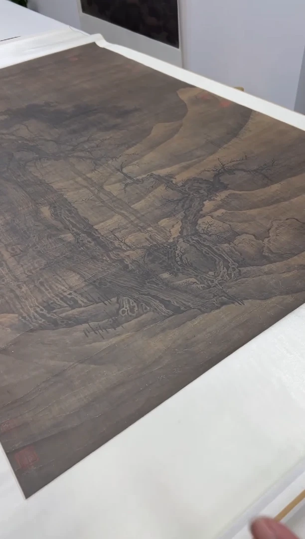 【复刻品】郭熙  寒林图