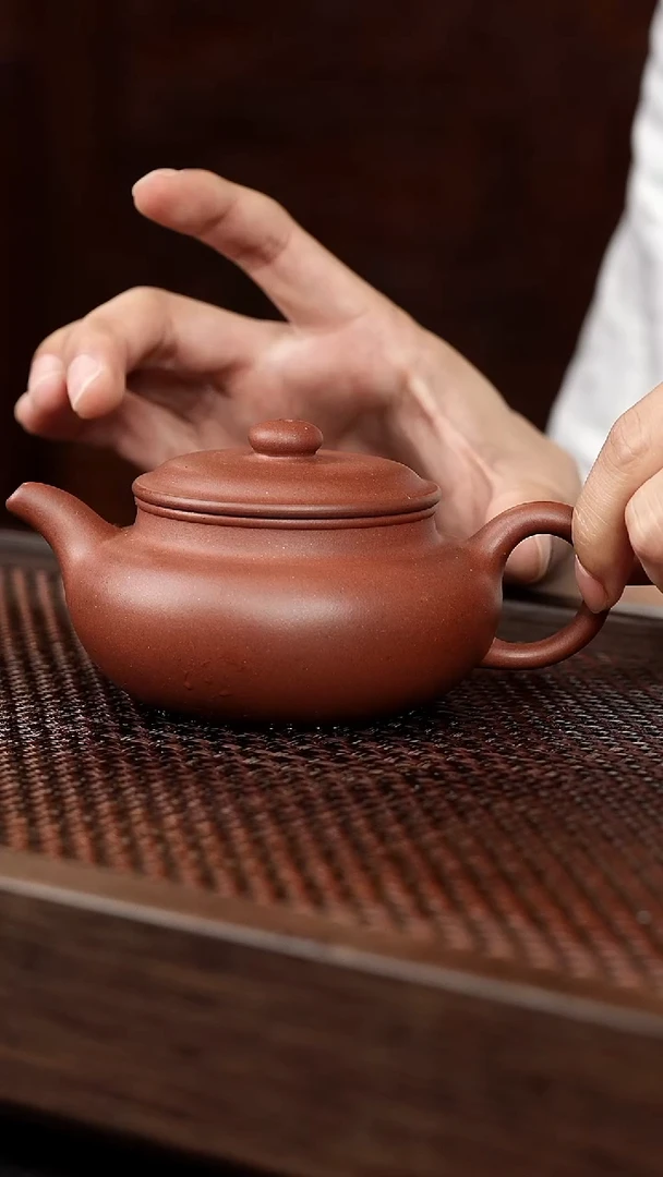 茶壶紫砂底槽清扁腹【带矿标证书】