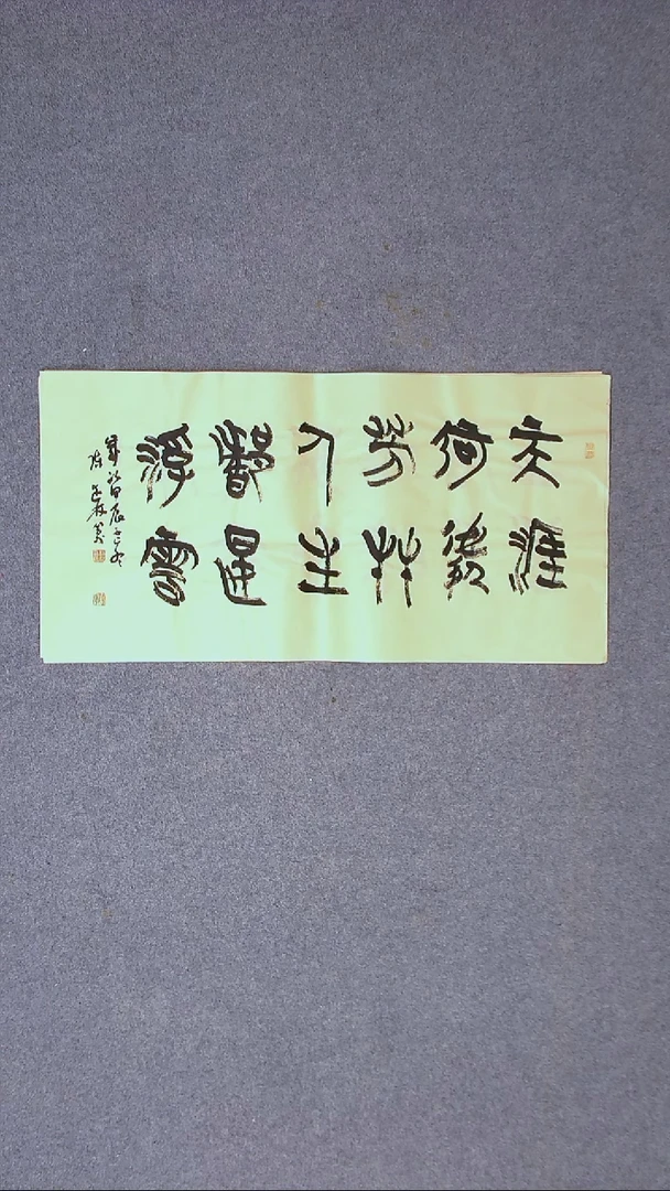 书法陈述林 山东青岛 69*34两平尺