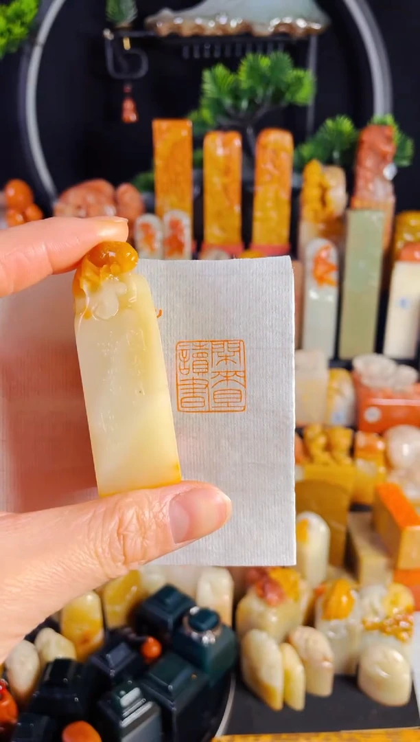【闪购商品】寿山石印石手工篆刻《闲来且读书》