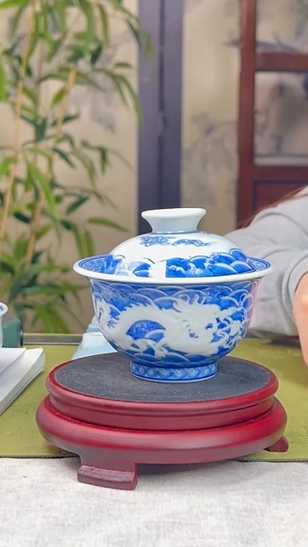 瓷片景德镇毛仔柴窑杯