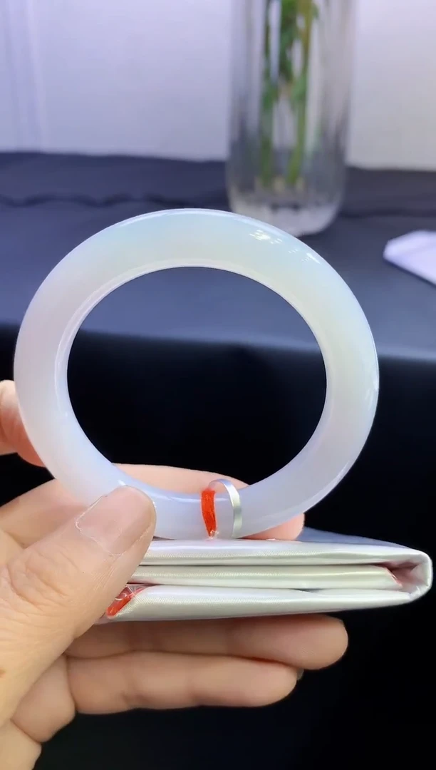 未镶嵌手镯翡翠翡翠手镯圈口54.1-t75