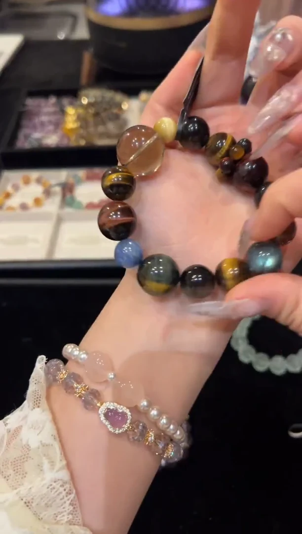 未镶嵌手串水晶多宝手串