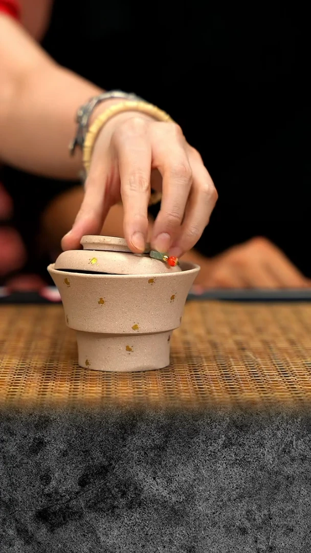 紫砂 宜兴紫砂 IF  奢香盖碗