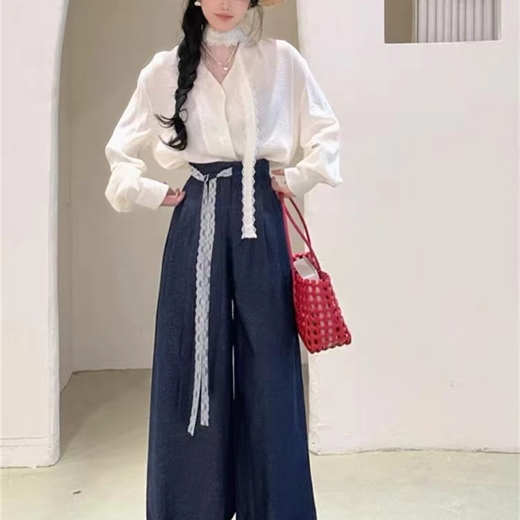 桃子家韩系显瘦减龄上衣+裤子