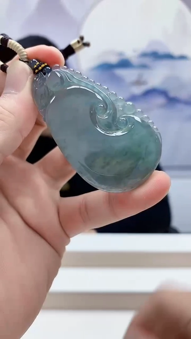 未镶嵌定制翡翠4898bb-毛货挂件26