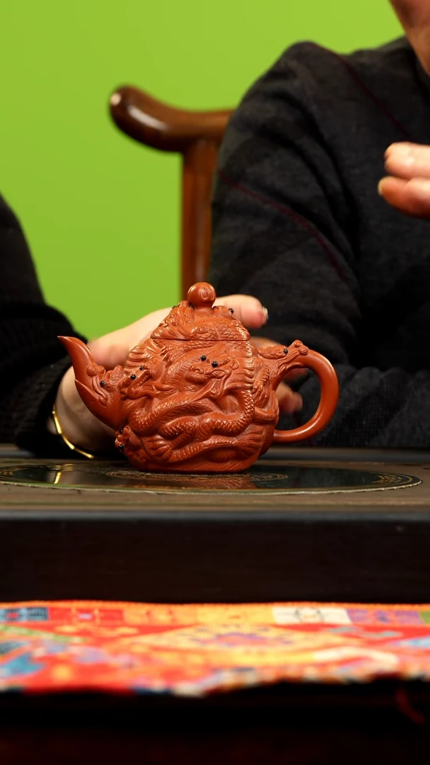 【闪购商品】紫砂茶壶BYM 大红袍 九龙