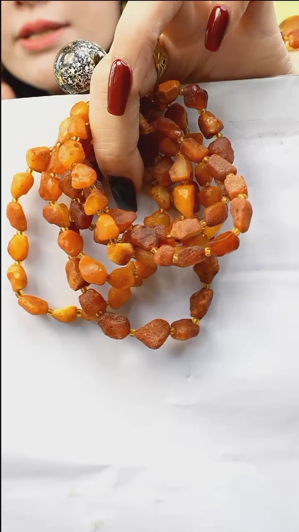 【闪购商品】琥珀手链未镶嵌多样性发一