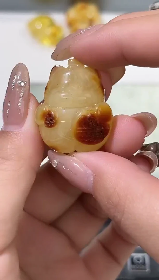 裸石琥珀未镶嵌天然琥珀蜜蜡吊坠
