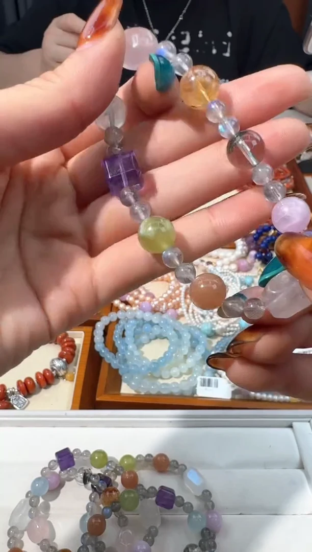 【闪购商品】水晶手链未镶嵌A016多宝蓝月随行款