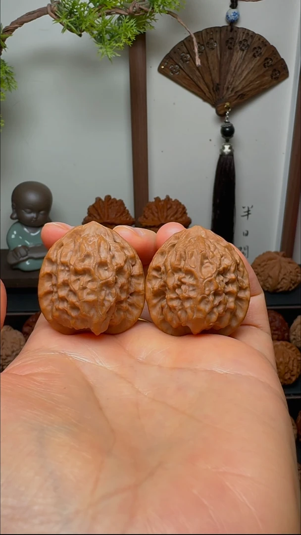 把件文玩核桃原树嘟嘟唇货头 边33