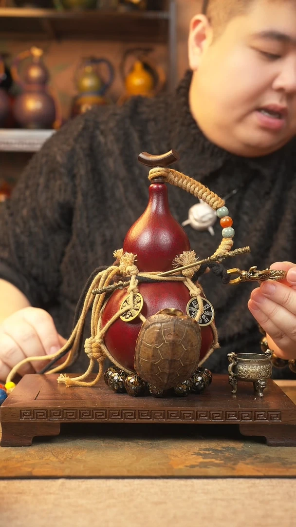 【闪购商品】294大漆葫芦一物一拍记葫堂出品