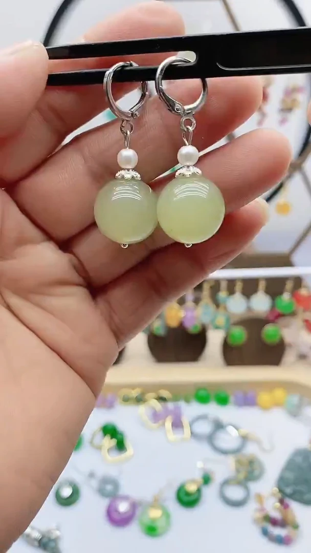 未镶嵌和田玉耳饰134