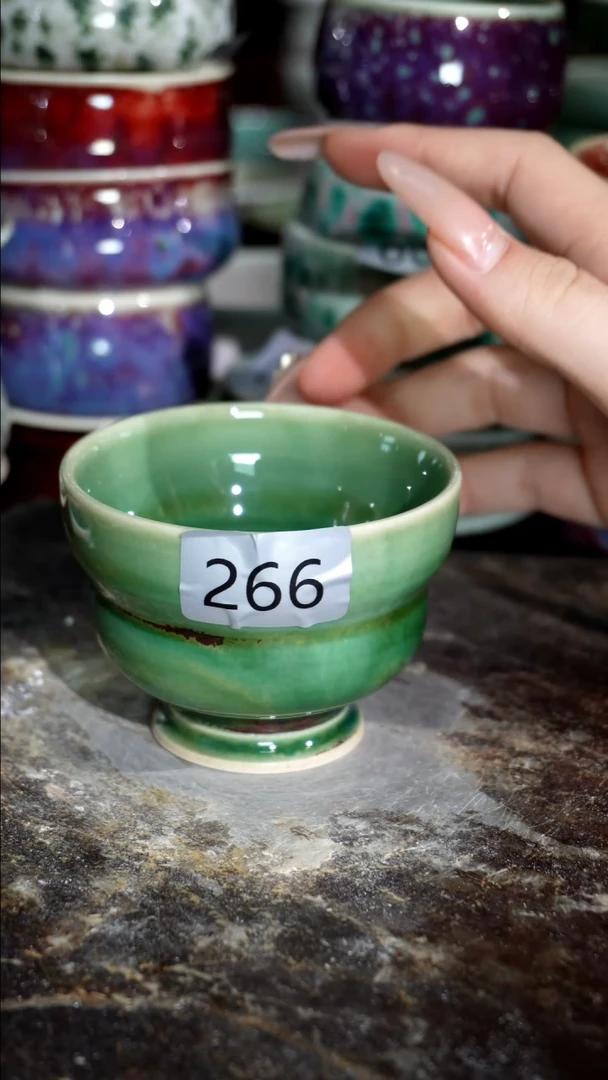 摆件精品窑变钧瓷茶器