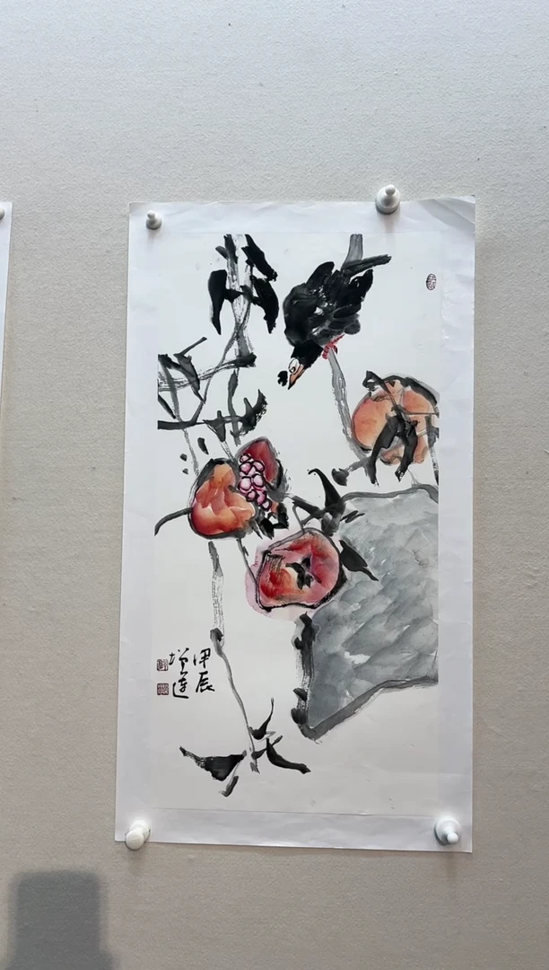 【闪购商品】国画绘画作品2平尺花鸟