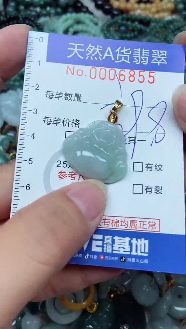 翡翠未镶嵌吊坠(不含链)翡翠