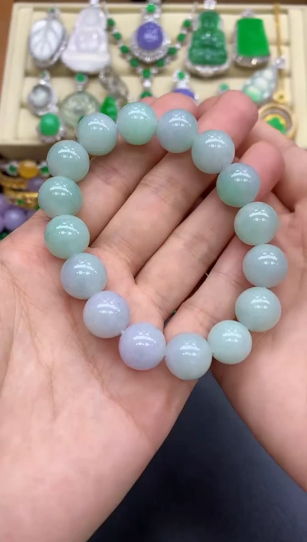 未镶嵌手串翡翠31-中国好珍宝