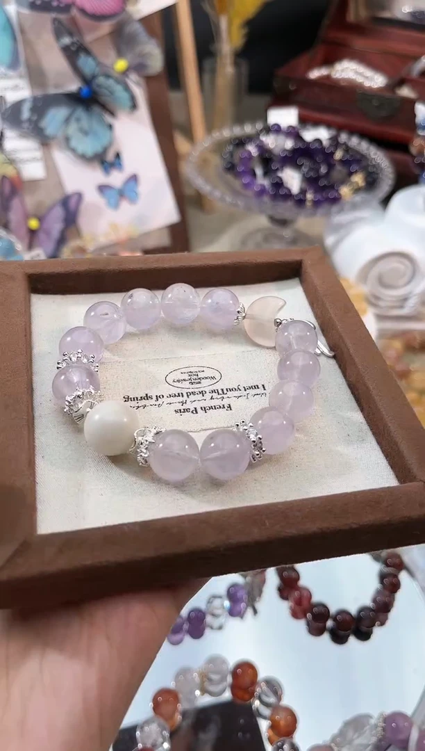 【闪购商品】水晶手链未镶嵌多样性发货颜色微差发其一