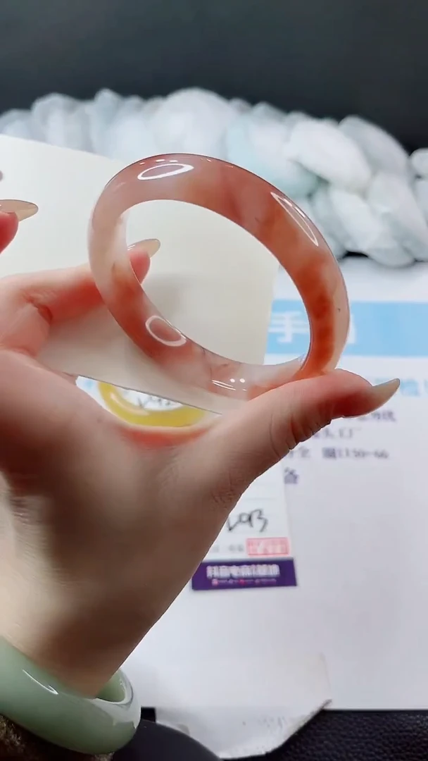 未镶嵌手镯石英质玉多样性发货V93-62