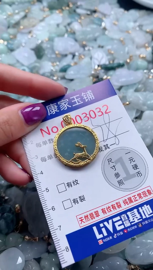 颈饰未镶嵌翡翠3032