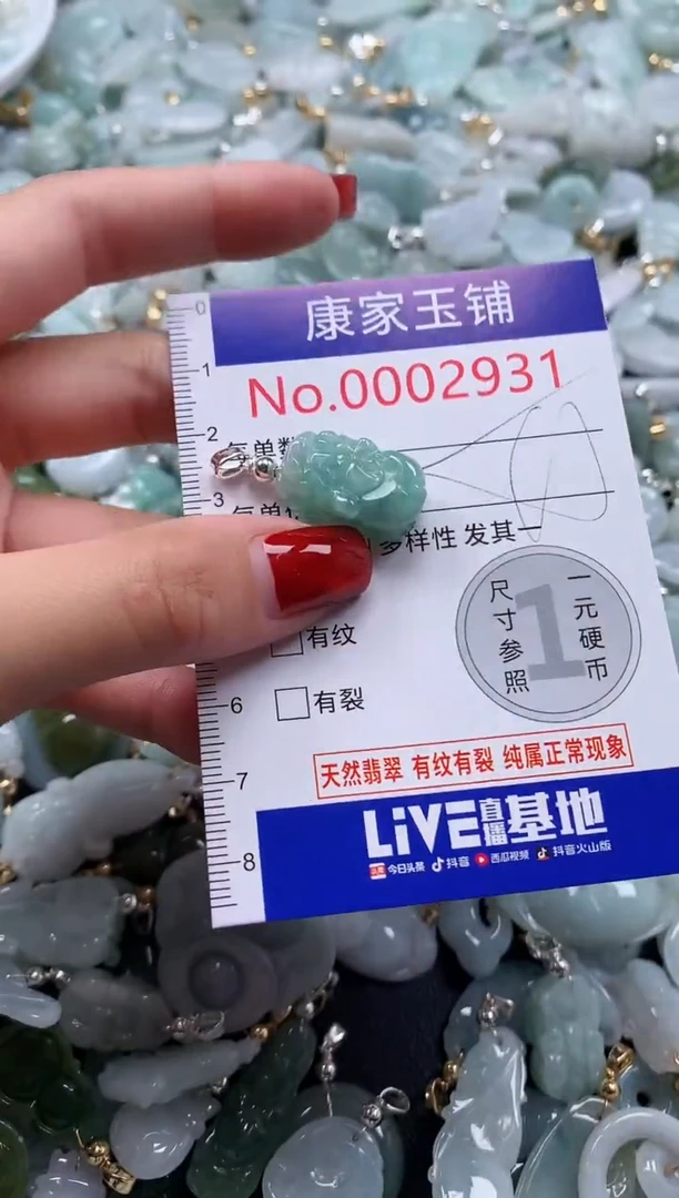 翡翠未镶嵌吊坠(不含链)2931