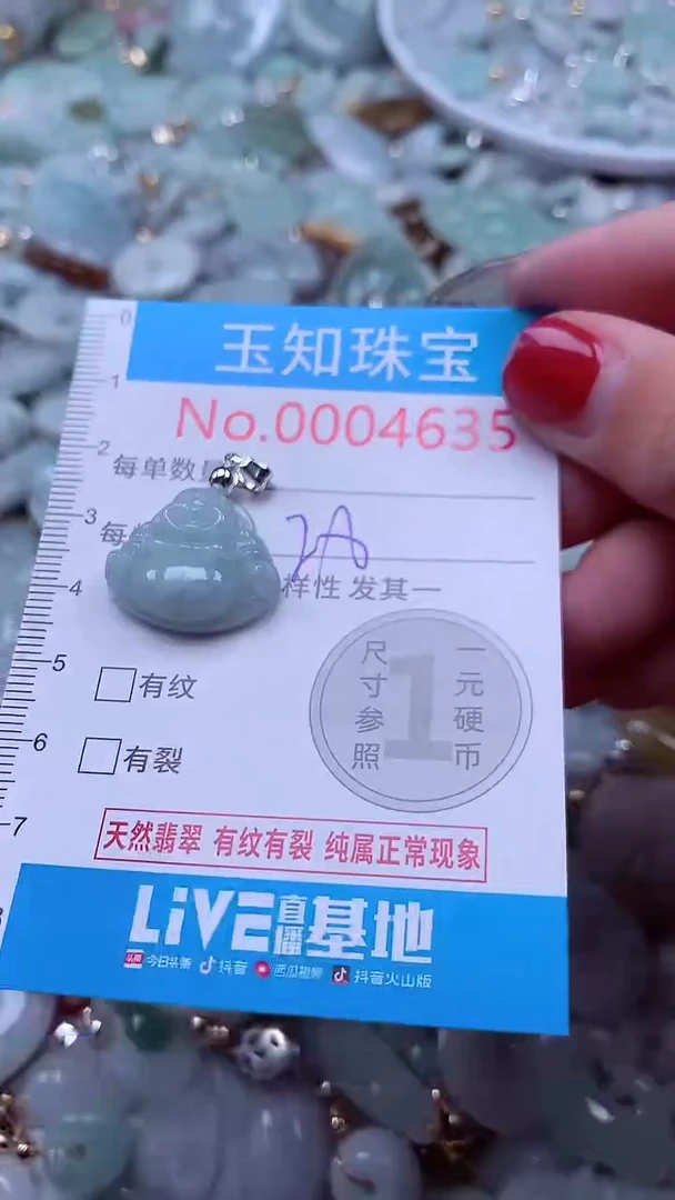 吊坠(不含链)未镶嵌翡翠4635
