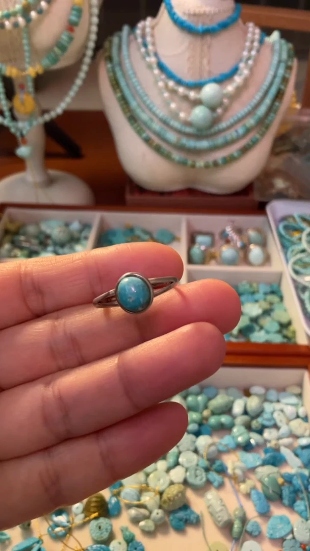 未镶嵌南红玛瑙珠宝奇石小戒指