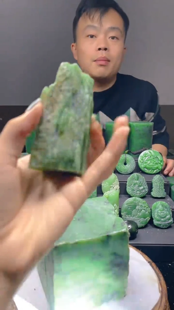 未镶嵌和田玉珠宝半成品1