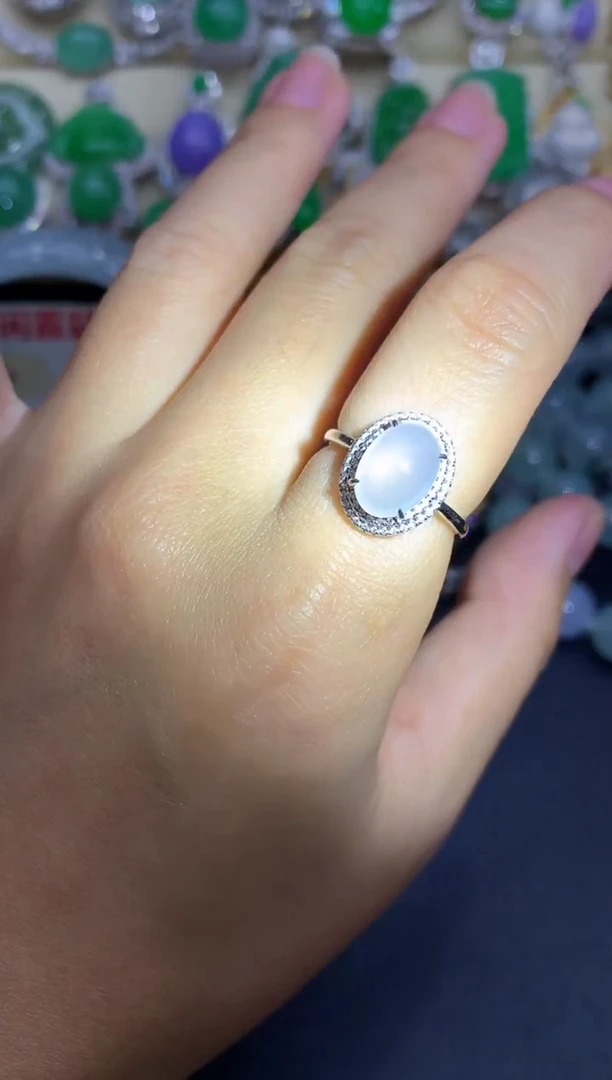 18K金镶嵌戒指翡翠311-中国好珍宝