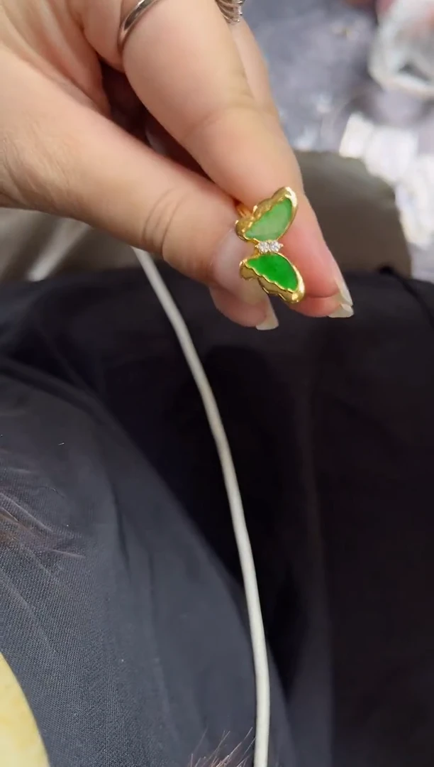 翡翠戒指未镶嵌0247617062多样性发一