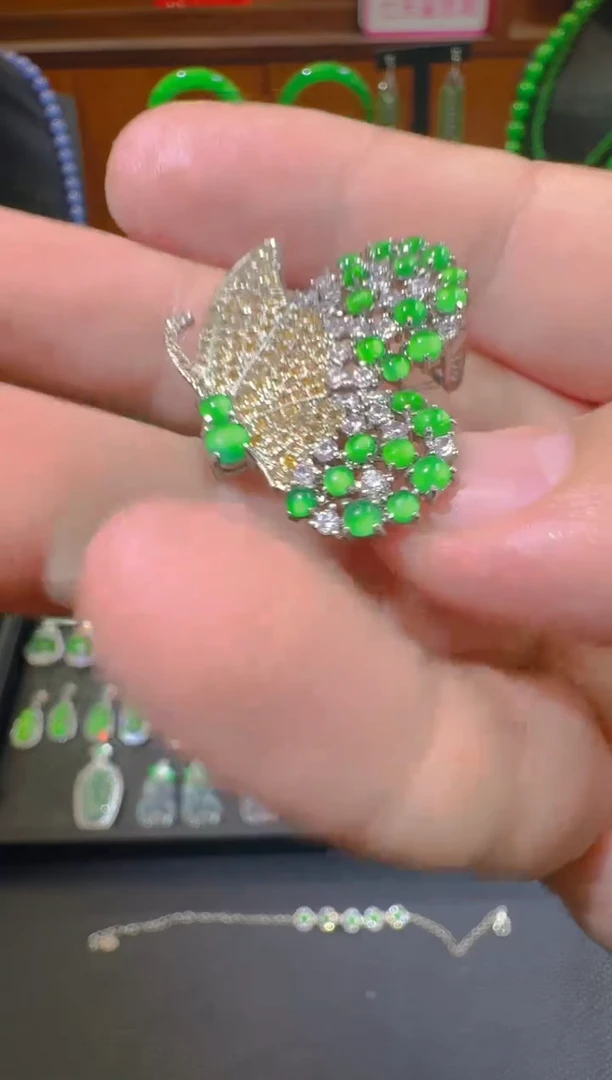 吊坠(赠链)未镶嵌翡翠天然A货翡翠