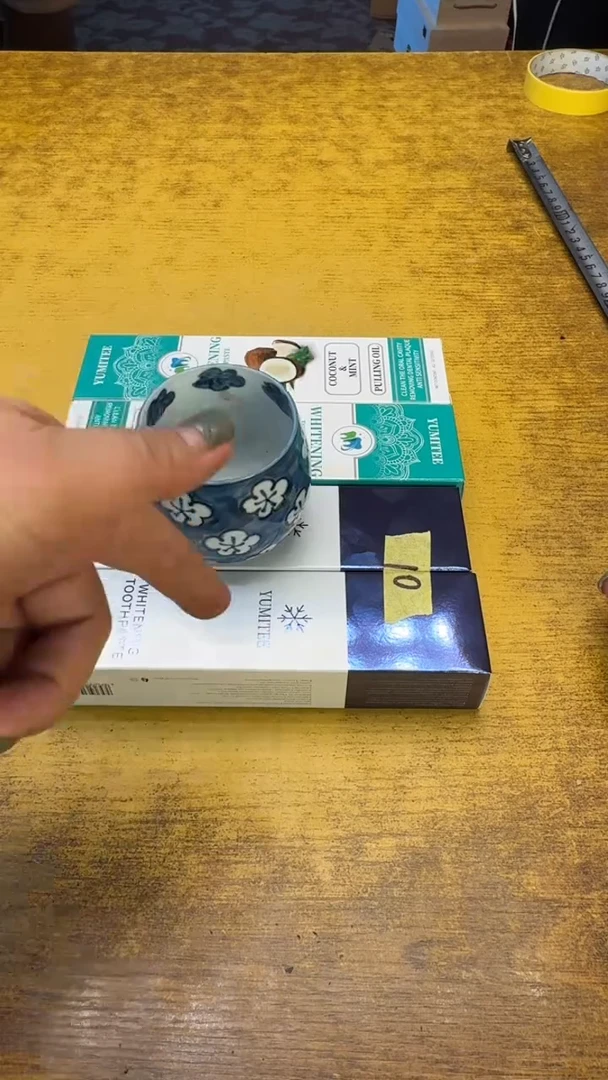 瓷器瓷器瑕疵瓷器10四件牙膏碗