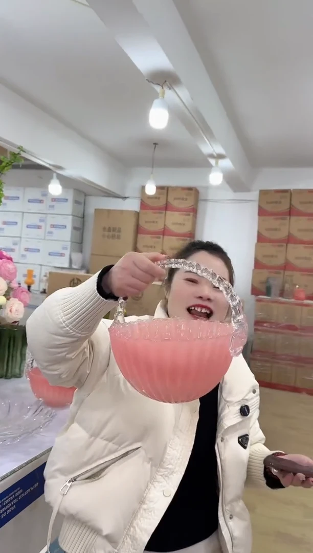 【闪购商品】无铅玻璃甄选花器-r-早15 微瑕