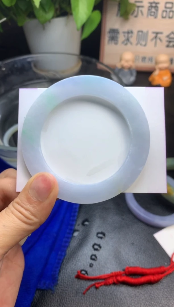 定制翡翠叮当未镶嵌叮当小纹裂55-62