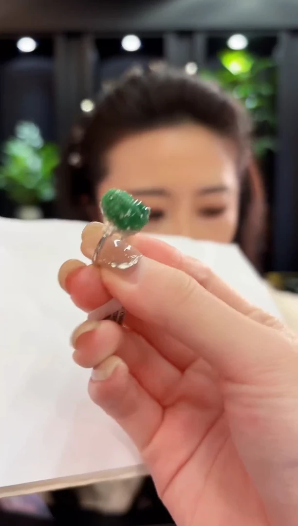 未镶嵌戒指翡翠  缅料A货/支持复检/一件