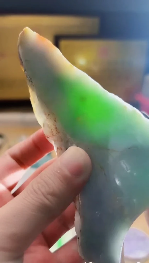 翡翠挂件未镶嵌A货张麦7698