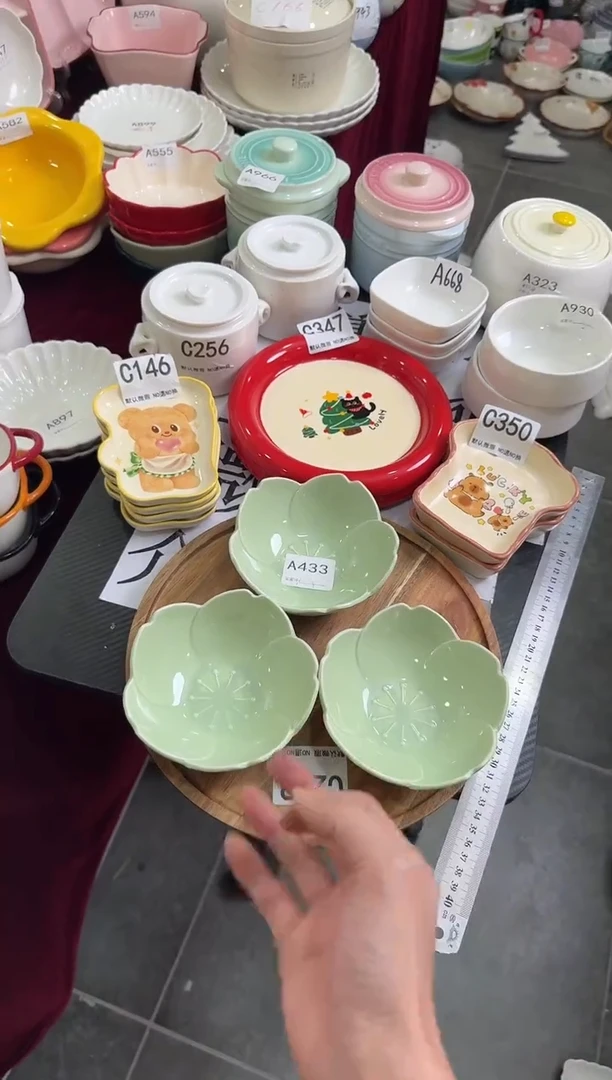 摆件陶A433-3个   仓库微瑕陶瓷清仓福利