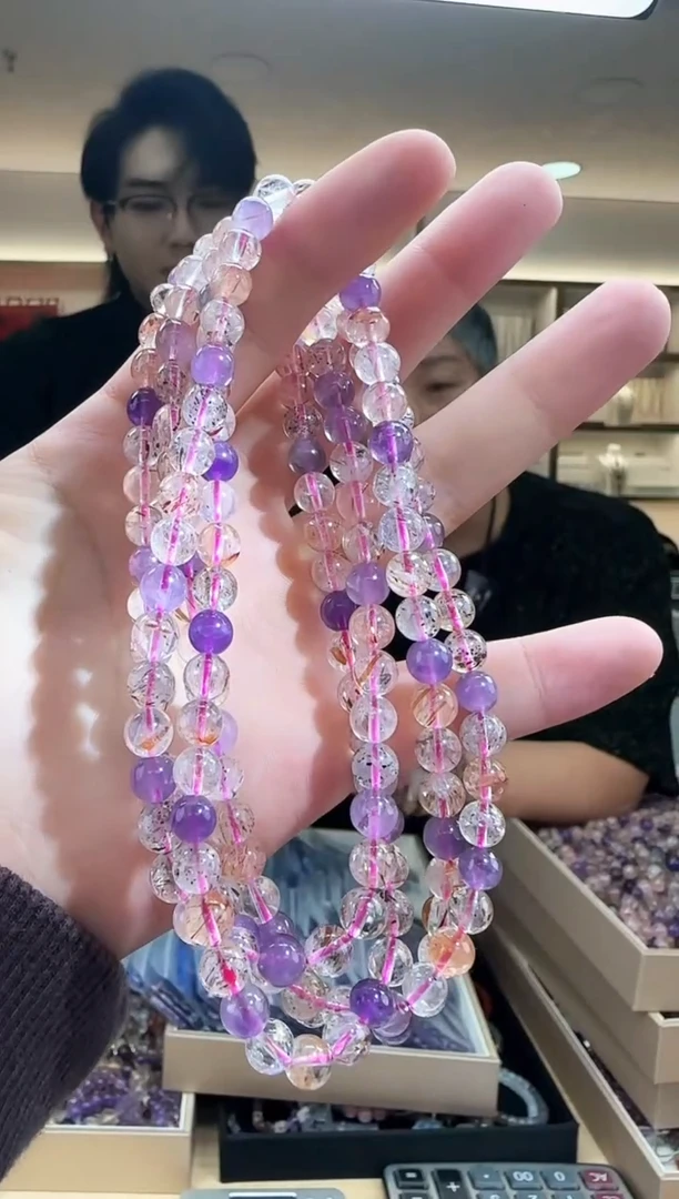 【闪购商品】水晶9+超七多圈手串多样性发一件未镶嵌