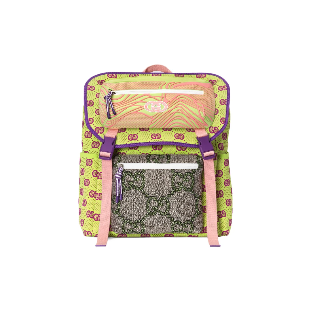 全新未使用 GUCCI/古驰 古驰双G尼龙双肩包/U103