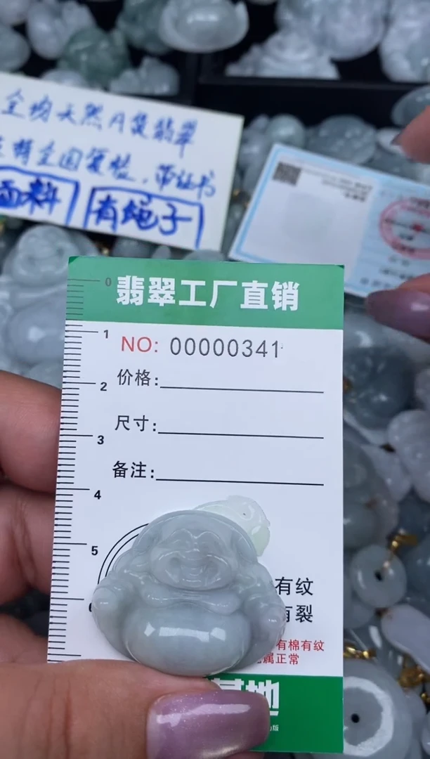 翡翠未镶嵌颈饰天然A货翡翠0341