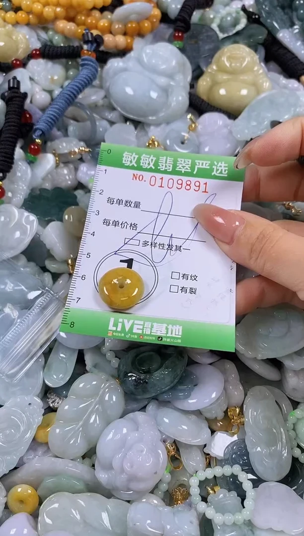 【闪购商品】翡翠颈饰未镶嵌闪购0109891多样性发其一