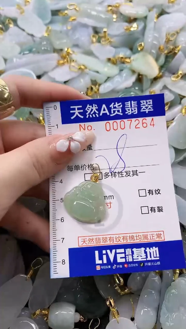 颈饰未镶嵌翡翠天然A货翡翠1