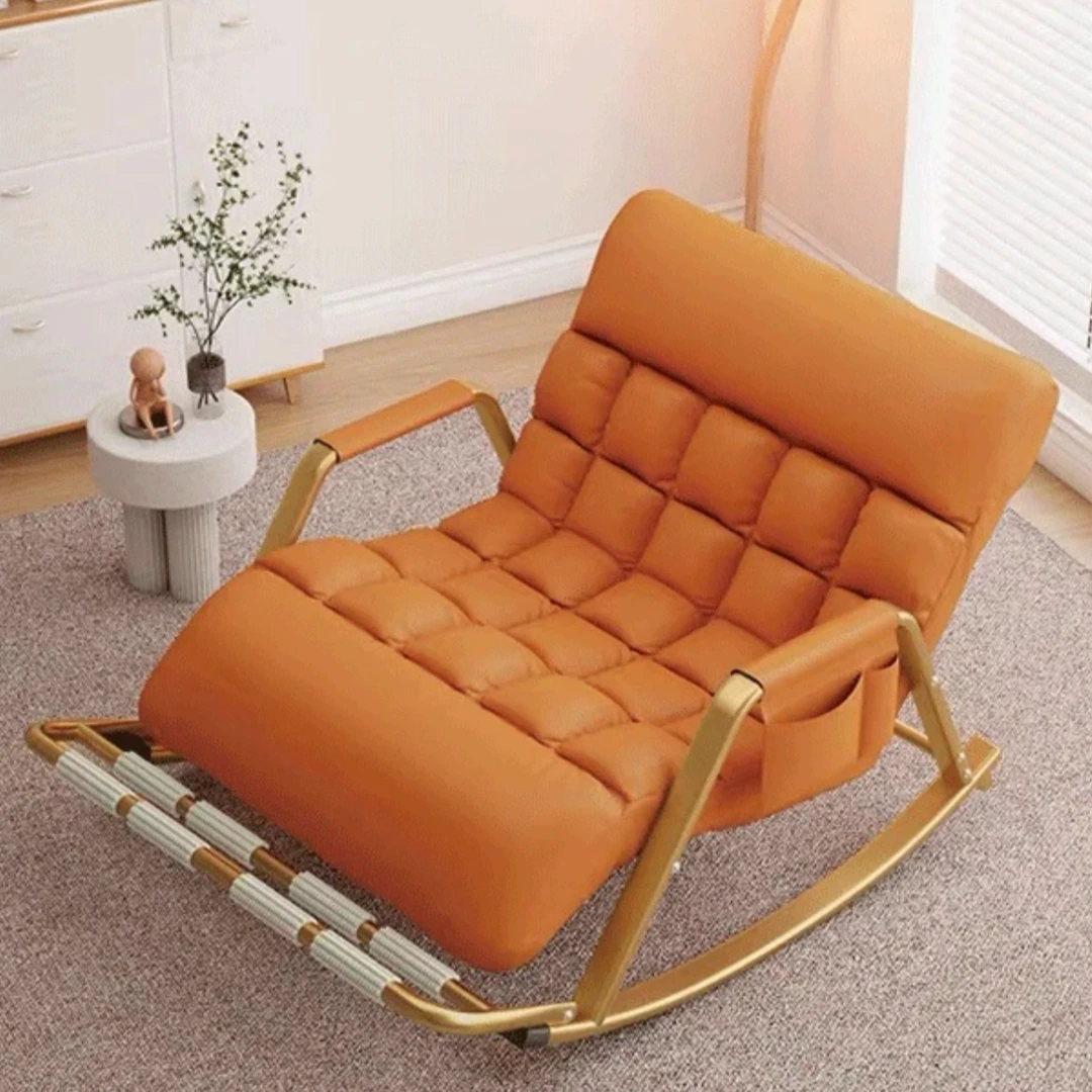 带按摩双人可以折叠摇摇椅懒人沙发成人儿童可躺可睡休闲阳台椅