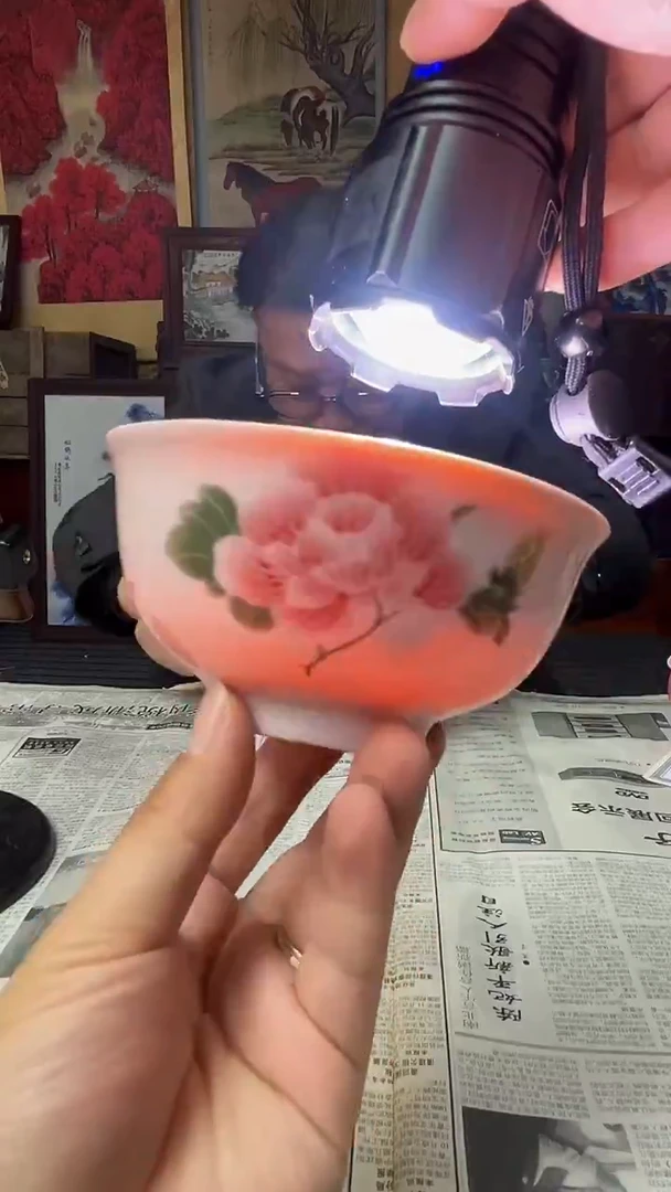 摆件瓷景德镇老厂瓷090